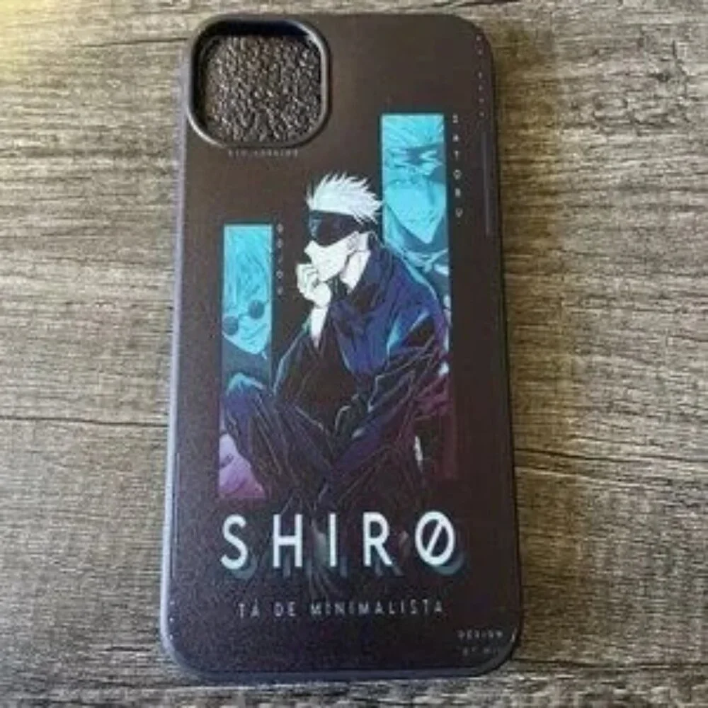 iPhone 14 Pro Max Case - Satoru Gojo (Jujutsu Kaisen) Shiro Minimalist Anime